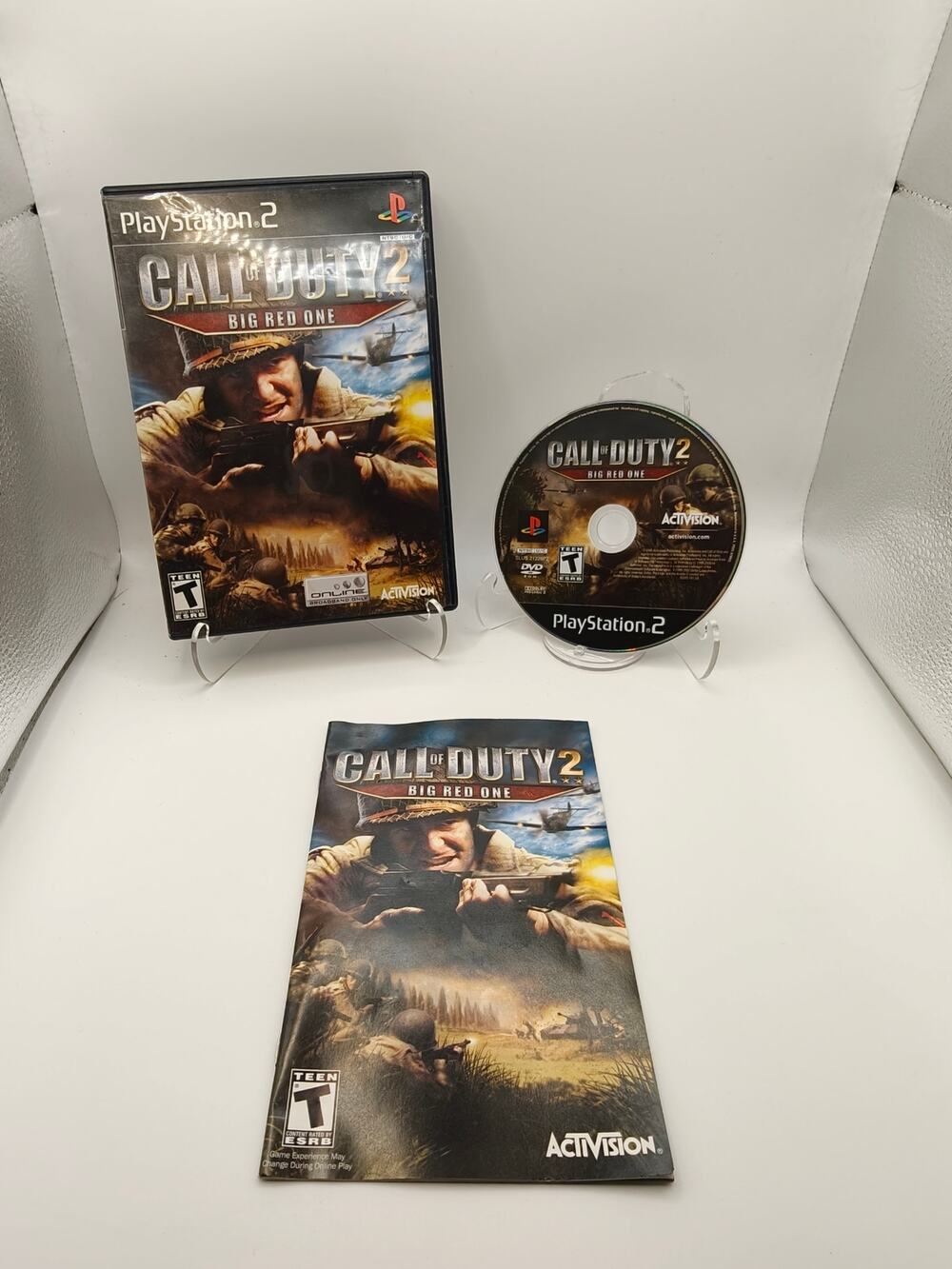Call of Duty 2 Big Red One PS2 CIB Complete